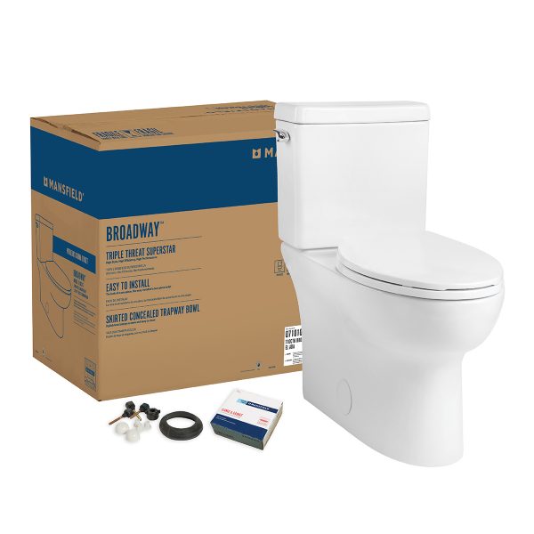 Broadway® 1.28 Elongated ADA SmartHeigh Complete Toilet Kit
